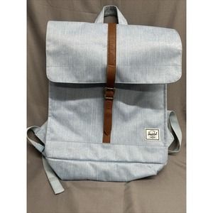 Herschel Supply Co Backpack Blue Red White Stripe Lining Strap Book Laptop Bag